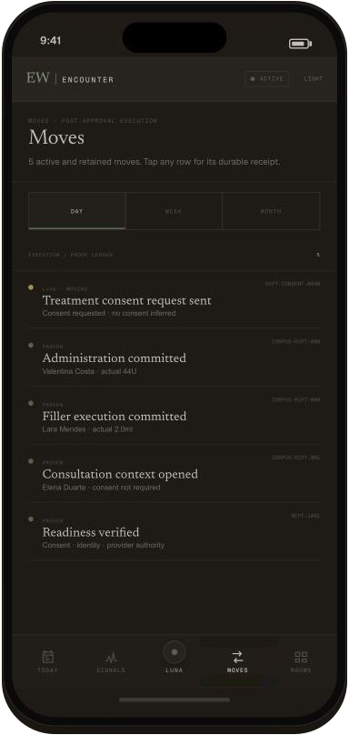 Encounter Workspace Companion durable receipt record